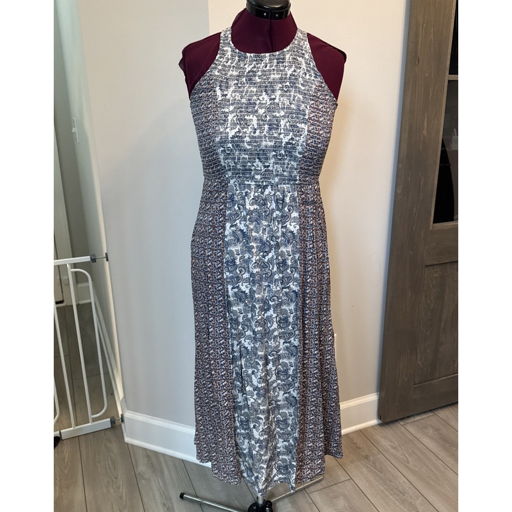 Japna Women's‎ XS Maxi Dress Multi-Color Sleeveless Paisley Print Boho